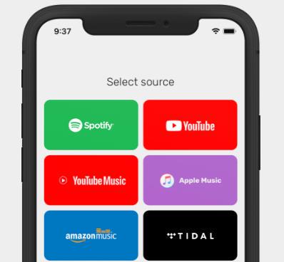 FreeYourMusic Main Interface