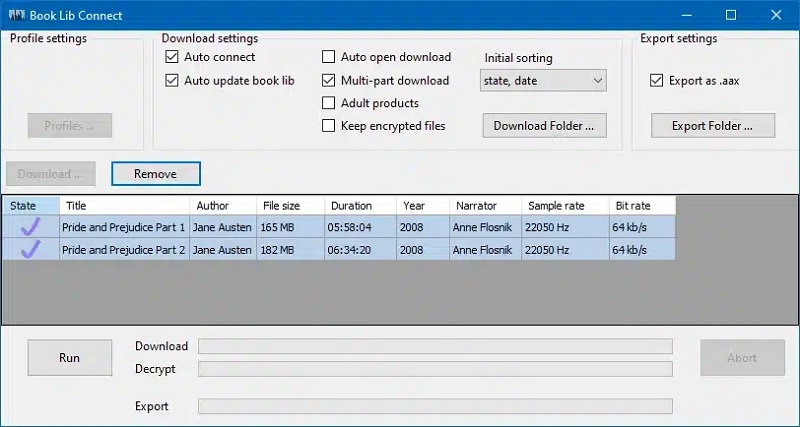 Convert Audible Book with Libation