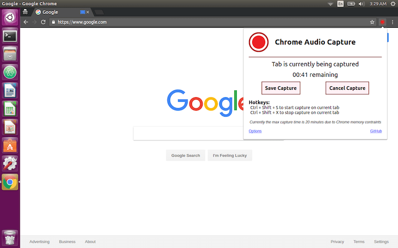 Rip Spotify Music via Chrome Audio Capture