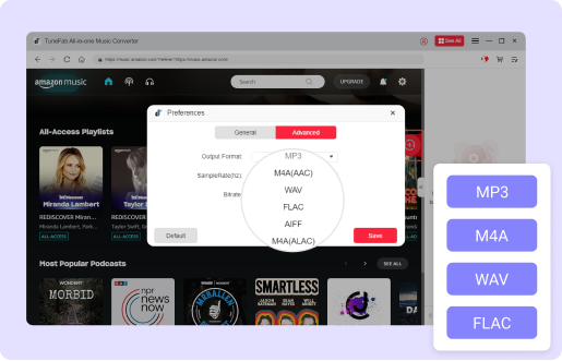 Save Amazon Music without DRM in Various Formats
