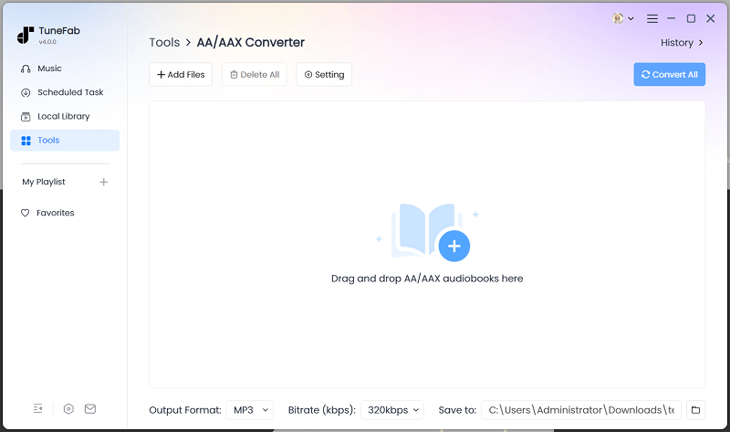 Add AAX File to Convert