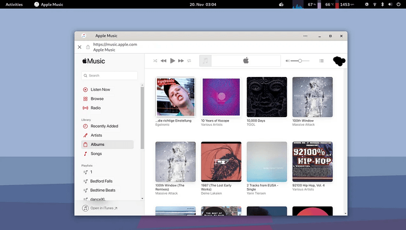 Stream Apple Music on Linux via PWA