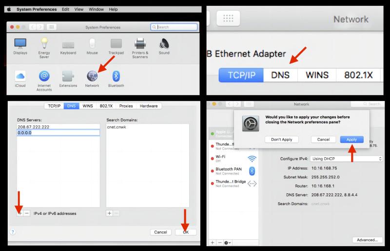 Change DNS Server on Mac