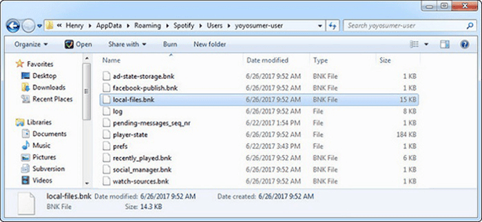 Clear Spotify Cache via File Explorer