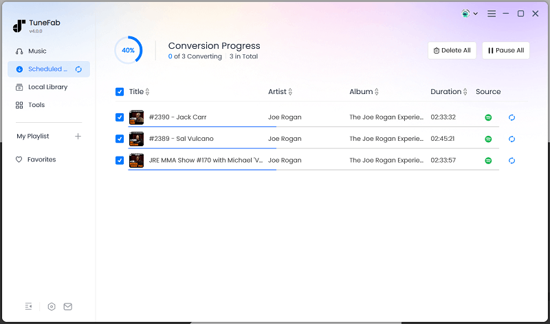 Converting Spotify Podcasts