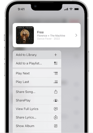 Add Song to Apple Music Library