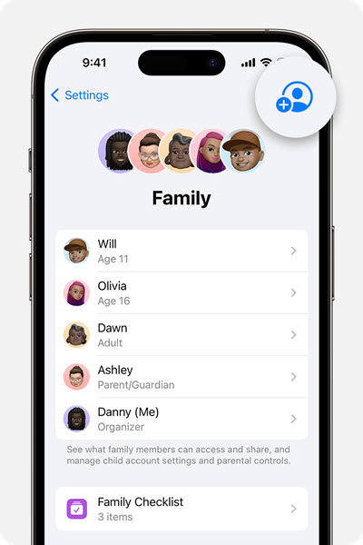 Add Family Sharing Member