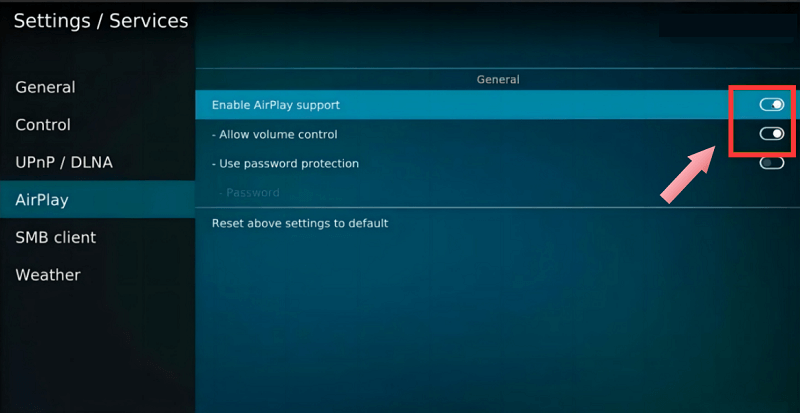 Allow Volume Control