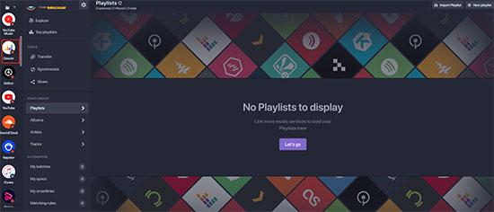 Choose Deezer on Soundiiz