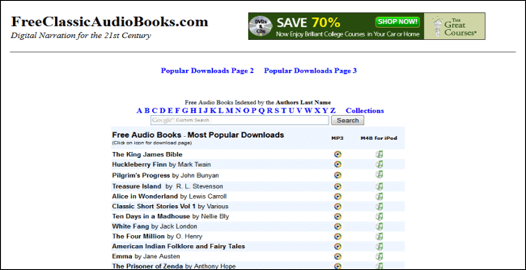 Free Classic Audiobooks