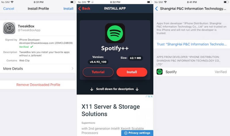 Confía en Spotify++