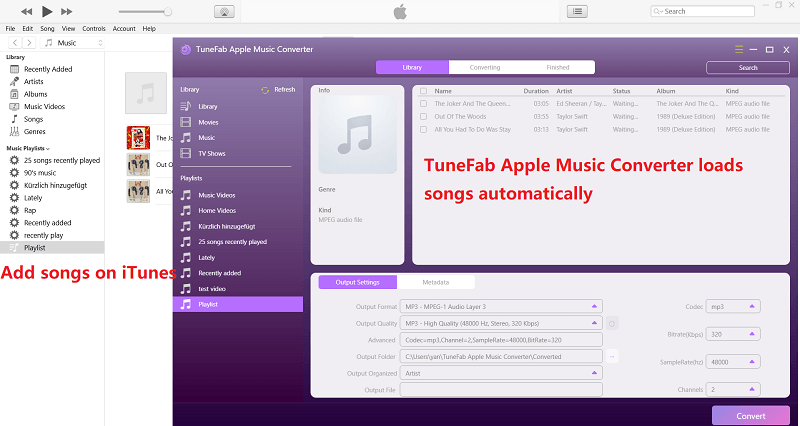 Synchronize TuneFab with iTunes