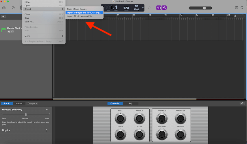 Add Apple Music to Garageband