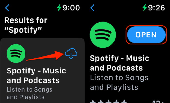 Install Spotify on Apple Watch Directly