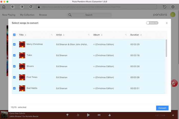 Download Pandora Music with Pazu Pandora Music Converter