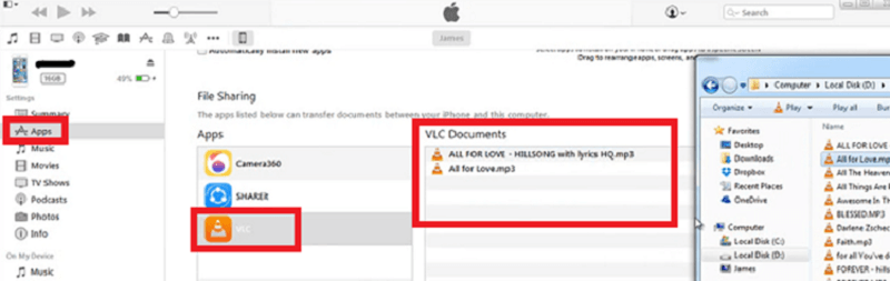 Play Apple Music on VLC on iOS
