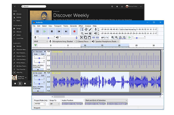 Record Spotify with Audacity