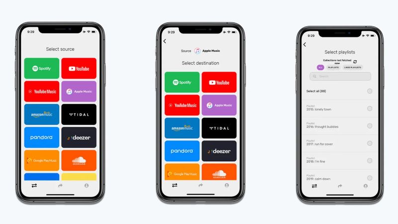 Transfer Apple Music to Spotify in FreeYourMusic