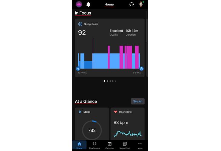 Data Snapshot on Garmin Connect