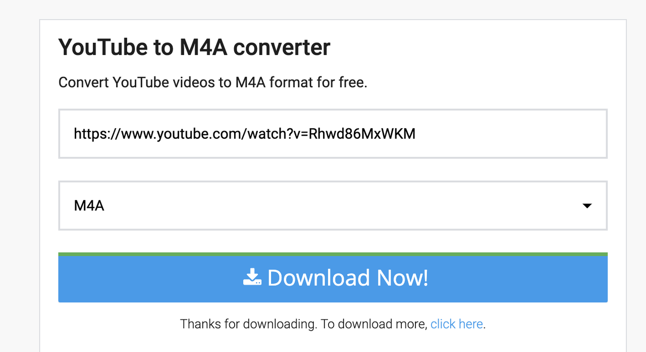 Download YouTube Music to M4A on UKC