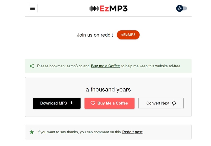 Download YouTube Music to Mac with EZMP3
