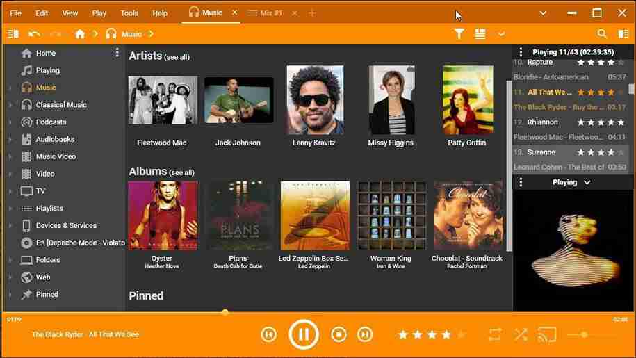 MediaMonkey Interface