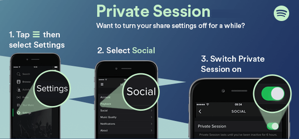 Spotify Private Listening