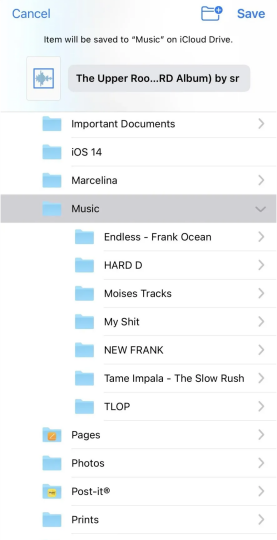 Save SoundCloud Downloaded by Shortcuts