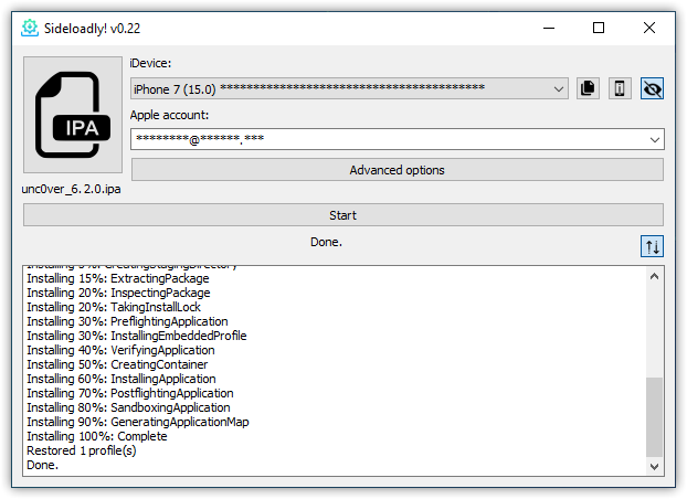 Sideload SpotveeC on iPhone via Windows Computer