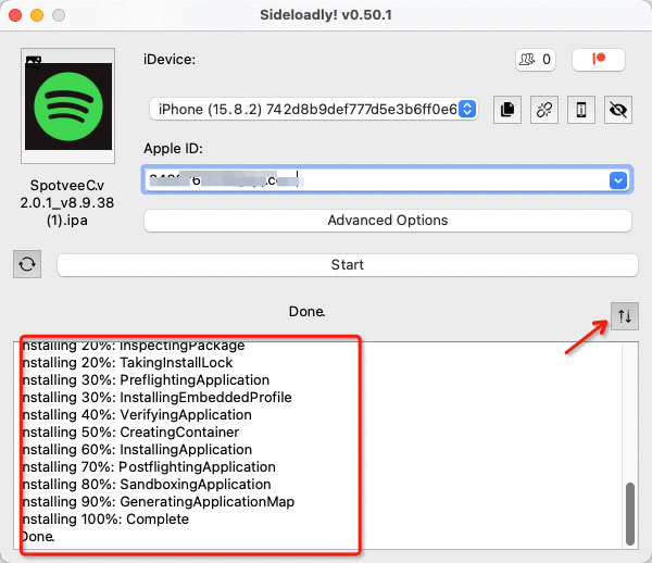 Sideloading Progress is Finished