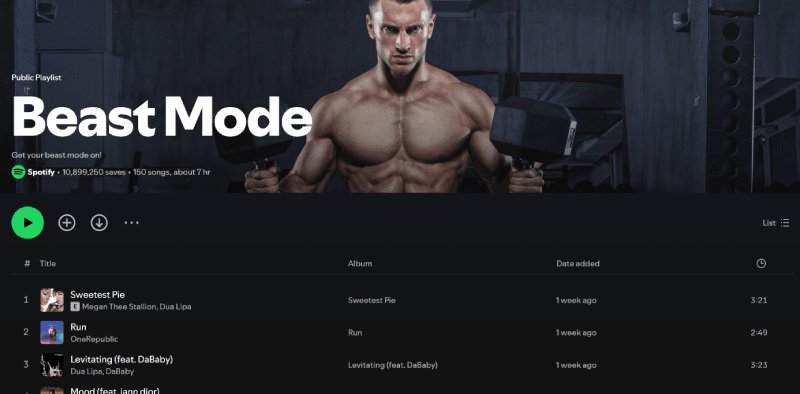 The Beast Mode Playlist
