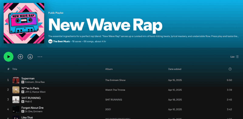 The New Wave Rap Playlist