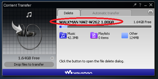 Transfer Spotify to Sony Walkman Using Content Transfer