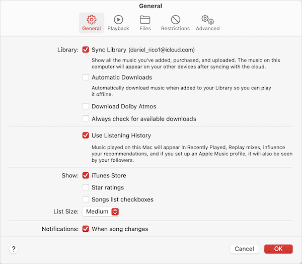 Sync iTunes Music via the Apple Music App