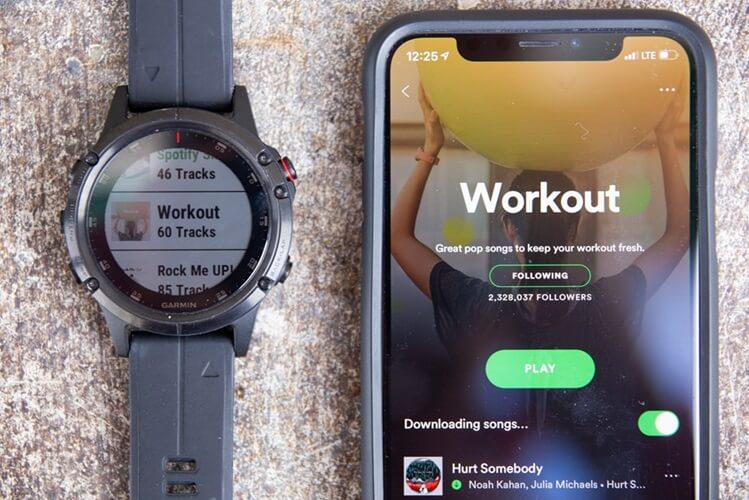 Sync Spotify on Garmin Watch