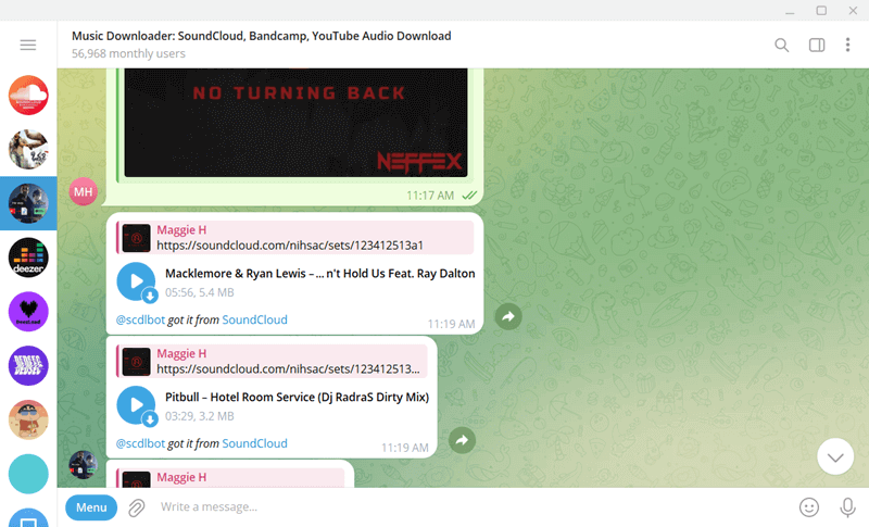 Telegram Scdlbot SoundCloud Downloader