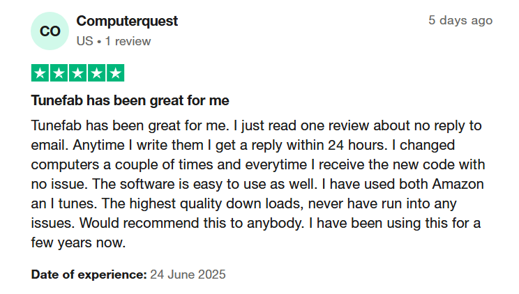 TuneFab User Review