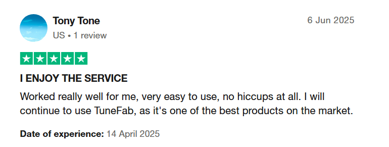 TuneFab User Review