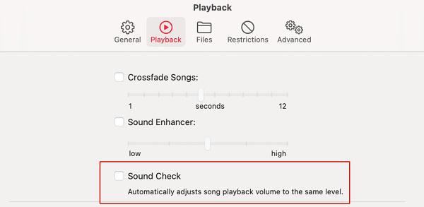 Turn Off Sound Check on Mac