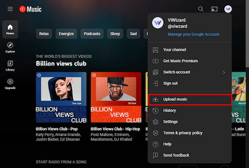 Upload iTunes Music via YouTube Music