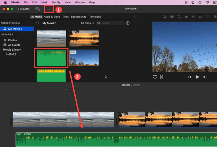 Add Music to iMovie on Mac