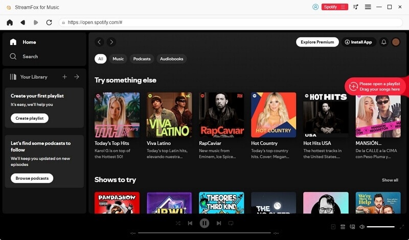 Add Spotify Playlist on StreamFox