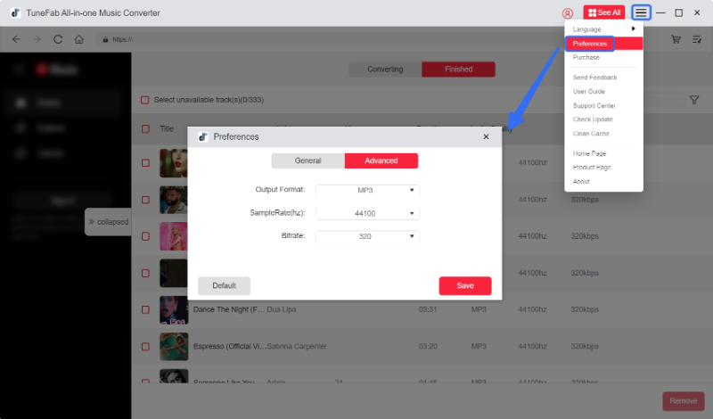 Configure YouTube Music Download Parameters