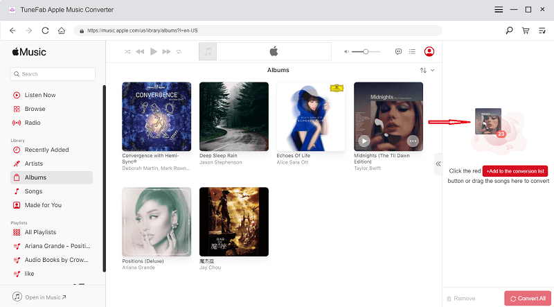 Adicione Apple Music para converter de forma mais conveniente