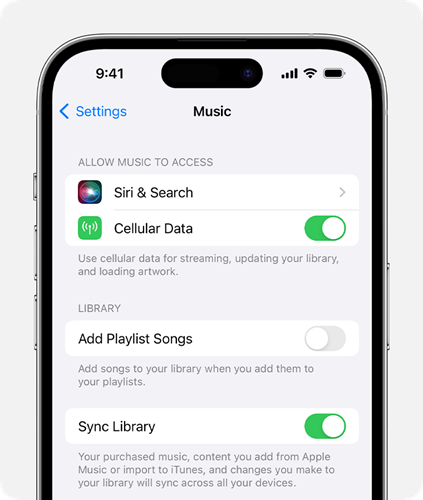 Apple Music Sync Library