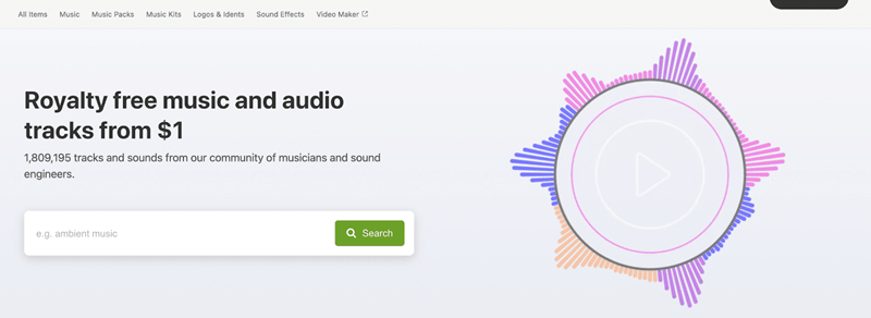 AudioJungle Website