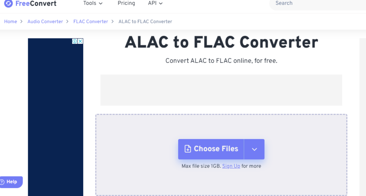 Choose ALAC Files to Convert 
