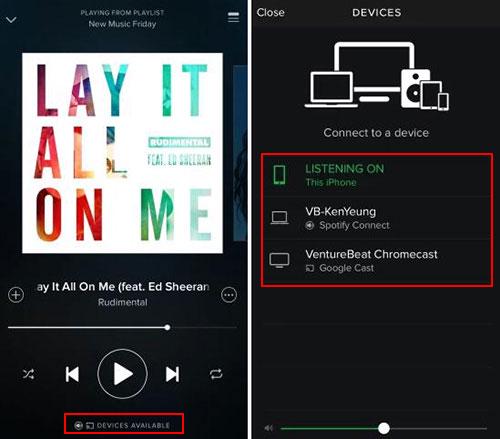 Cast Spotify to TV via Chromecast