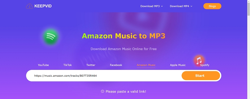 Download Amazon Music Song with KeepVid