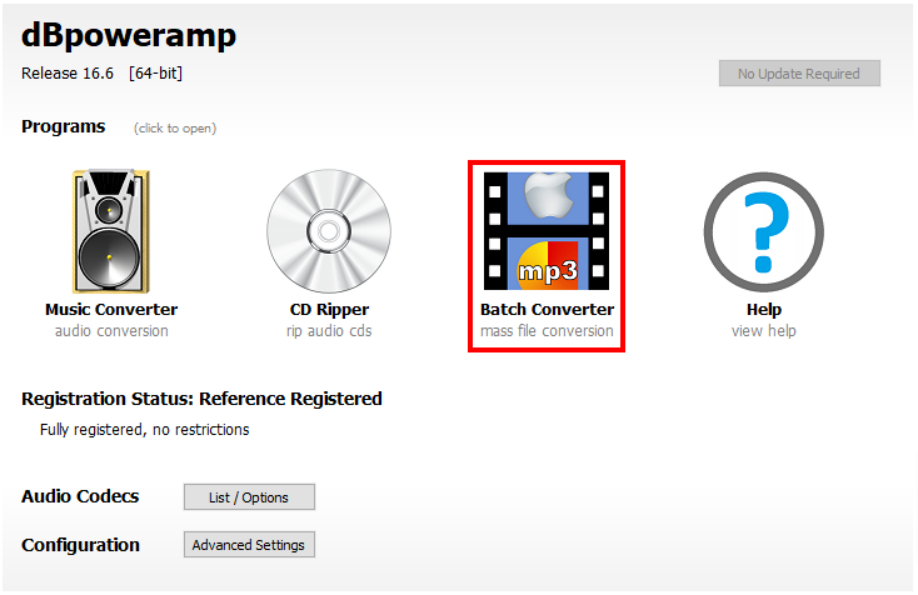 Download and Convert dBpowerAMP